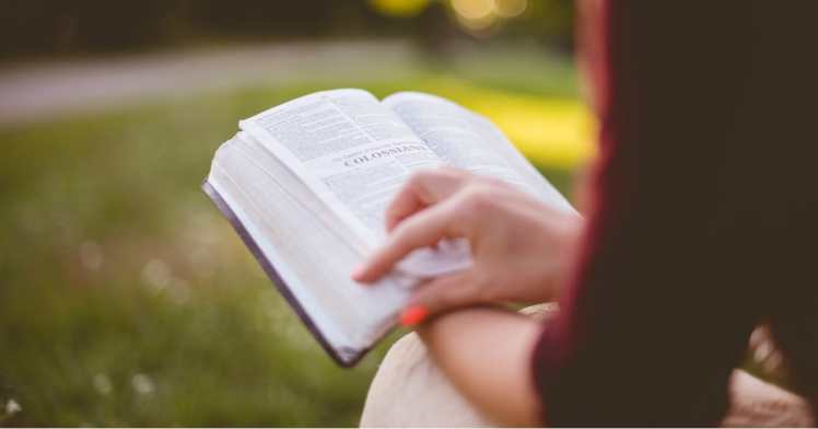 Bible Reading Outside